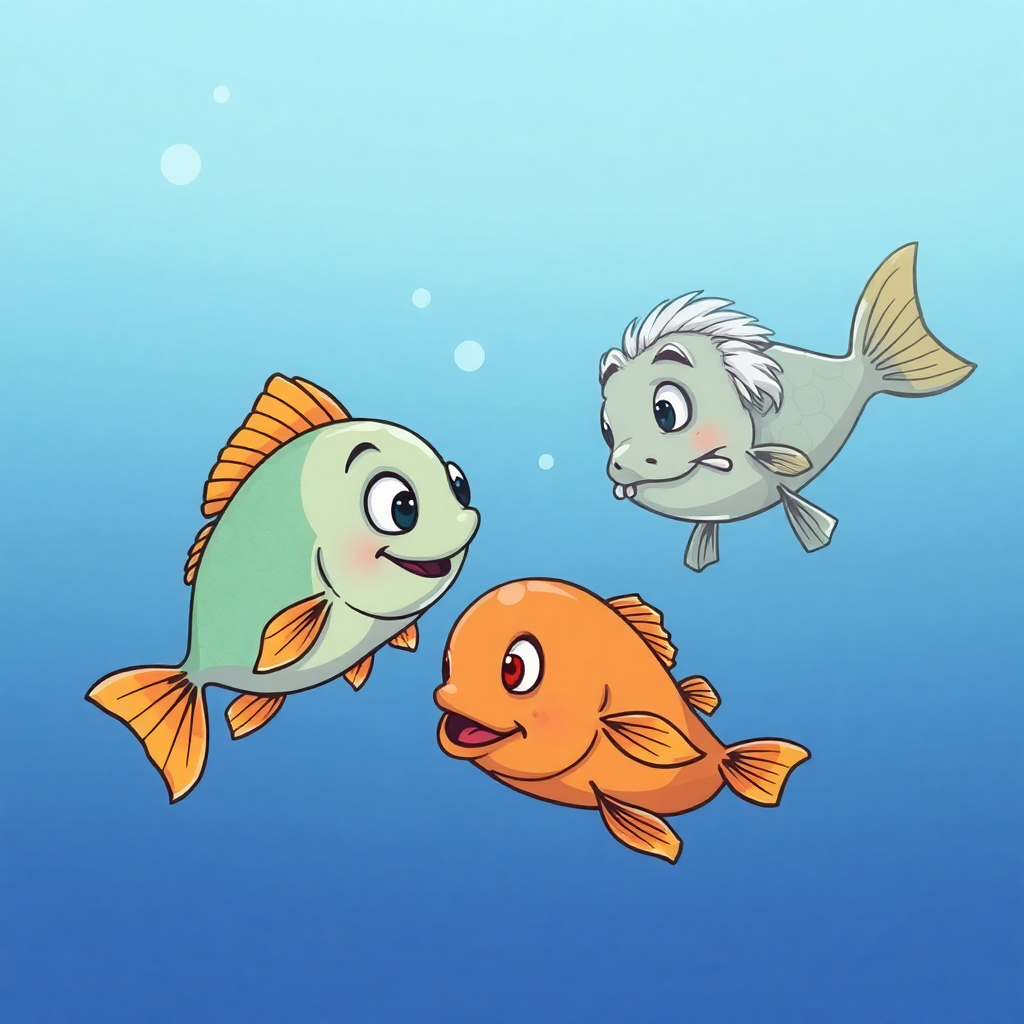 The fish who learn to flow