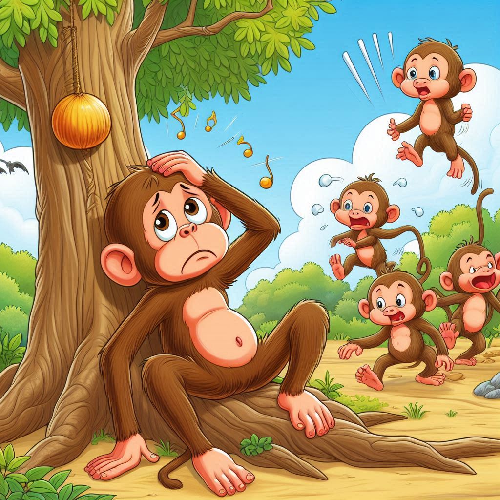 The Monkey and the Stubborn Tree